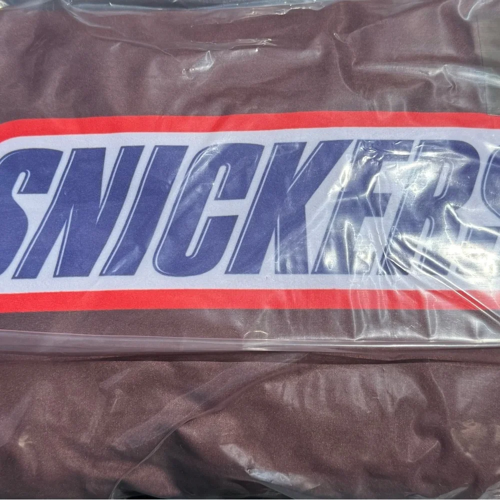 Snickers Brown Pillow- Dorm Room Ready- Back to Scool